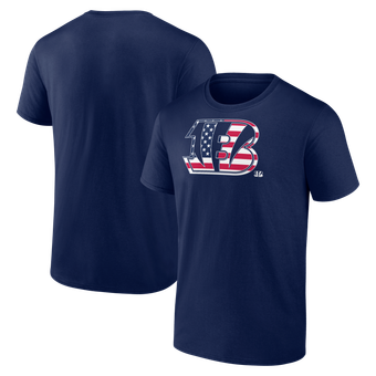 Men's Navy Cincinnati Bengals Americana T-Shirt