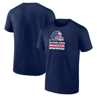 Men's Navy Cleveland Browns Americana T-Shirt