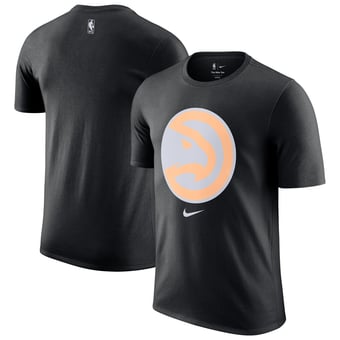 Men's Nike  Black Atlanta Hawks 2025/26 City Edition Remix Essential Logo T-Shirt