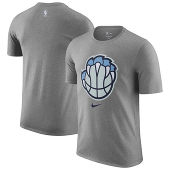Men's Nike  Heather Gray Memphis Grizzlies 2025/26 City Edition Remix Essential Logo T-Shirt