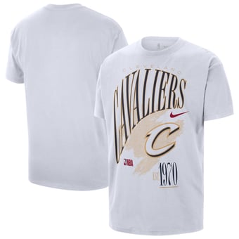 Unisex Nike White Cleveland Cavaliers Classic Edition Hardwood Classics Vintage T-Shirt