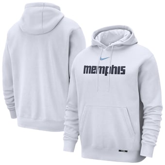 Men's Nike  White Memphis Grizzlies 2025/26 City Edition Essential Remix Club Hoodie