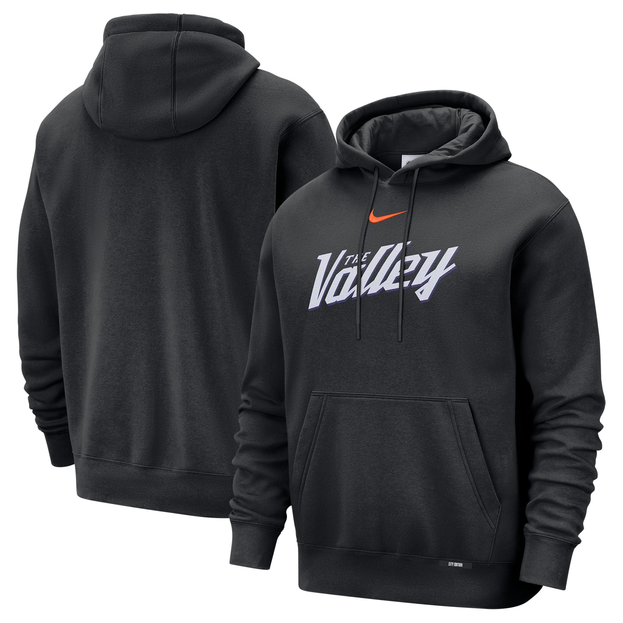 Men's Nike Black Phoenix Suns 2025/26 City Edition Essential Remix Club Hoodie