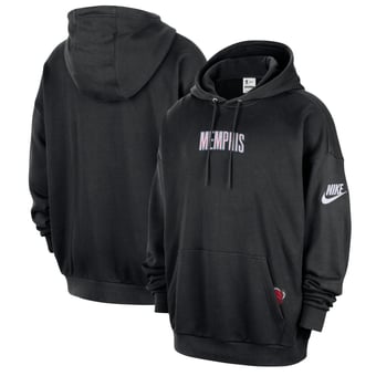Men's Nike Black Memphis Grizzlies Classic Edition Hardwood Classics Premium Club Heavyweight Fleece Hoodie