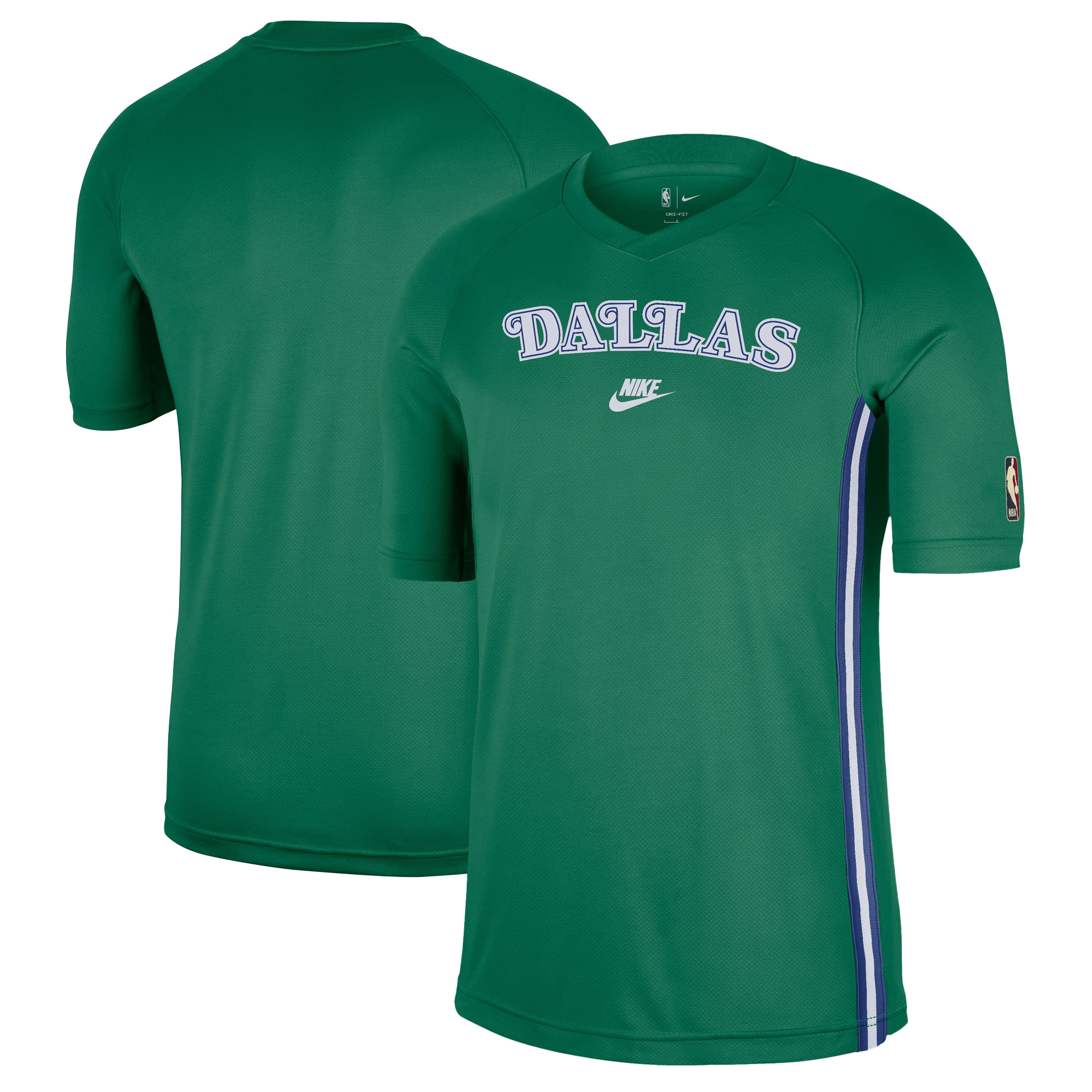 Men’s Nike Green Dallas Mavericks Classic Edition Hardwood Classics Authentic Game Shooting T-Shirt Men’s Nike Green Dallas Mavericks Classic Edition Hardwood Classics Authentic Game Shooting T-Shirt