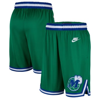 Men's Nike Green Dallas Mavericks Classic Edition Hardwood Classics Swingman Shorts