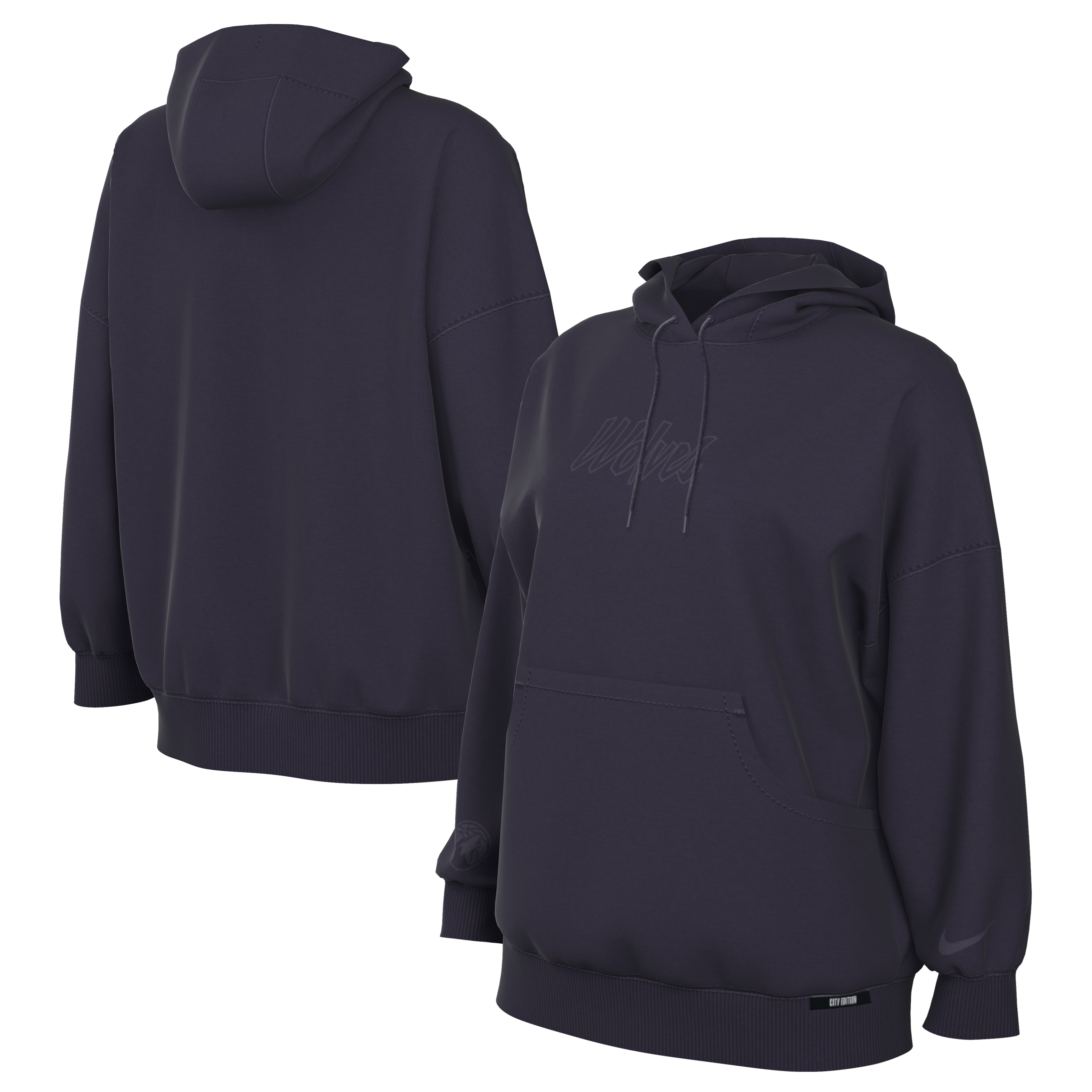 Women's Nike Purple Minnesota Timberwolves 2025/26 City Edition Remix Premium Fleece Hoodie