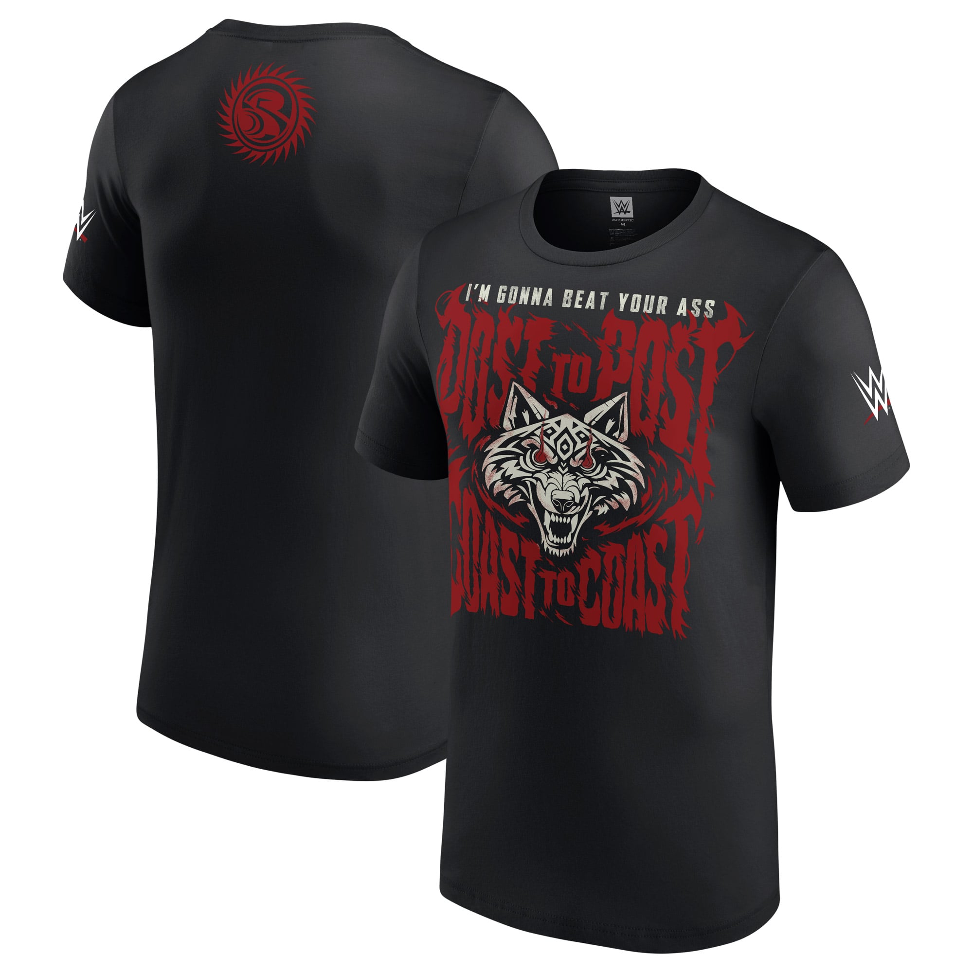Men's Black Jacob Fatu I'm Gonna Beat Your Ass T-Shirt