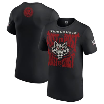 Men's Black Jacob Fatu I'm Gonna Beat Your Ass T-Shirt