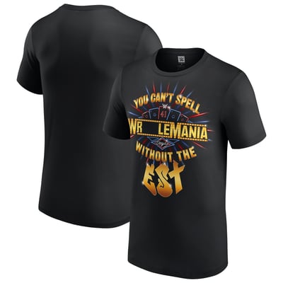 Men's Black Bianca Belair You Can't Spell WrestleMania Without The EST T-Shirt