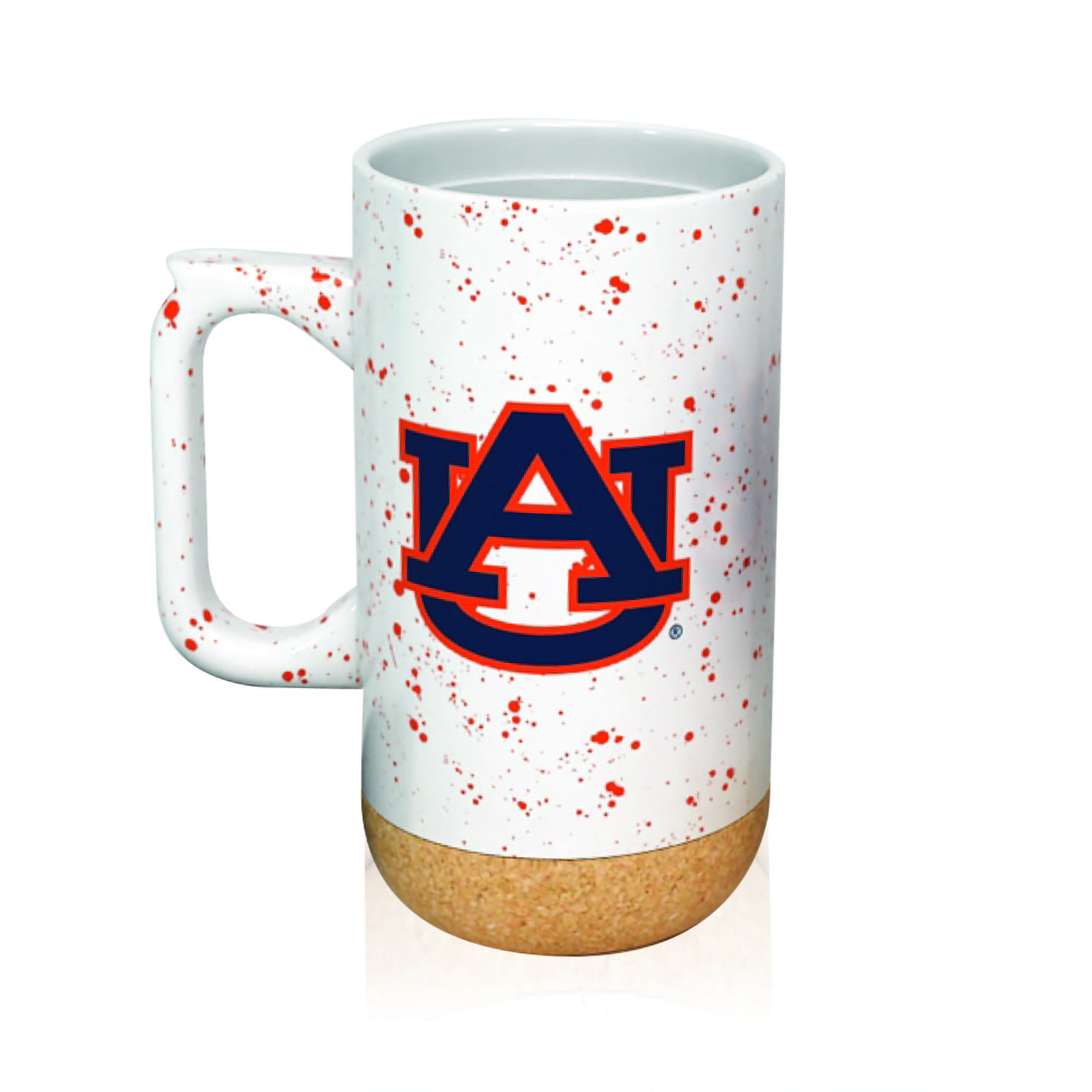 Auburn Tigers 18oz. Speckle Cork Mug