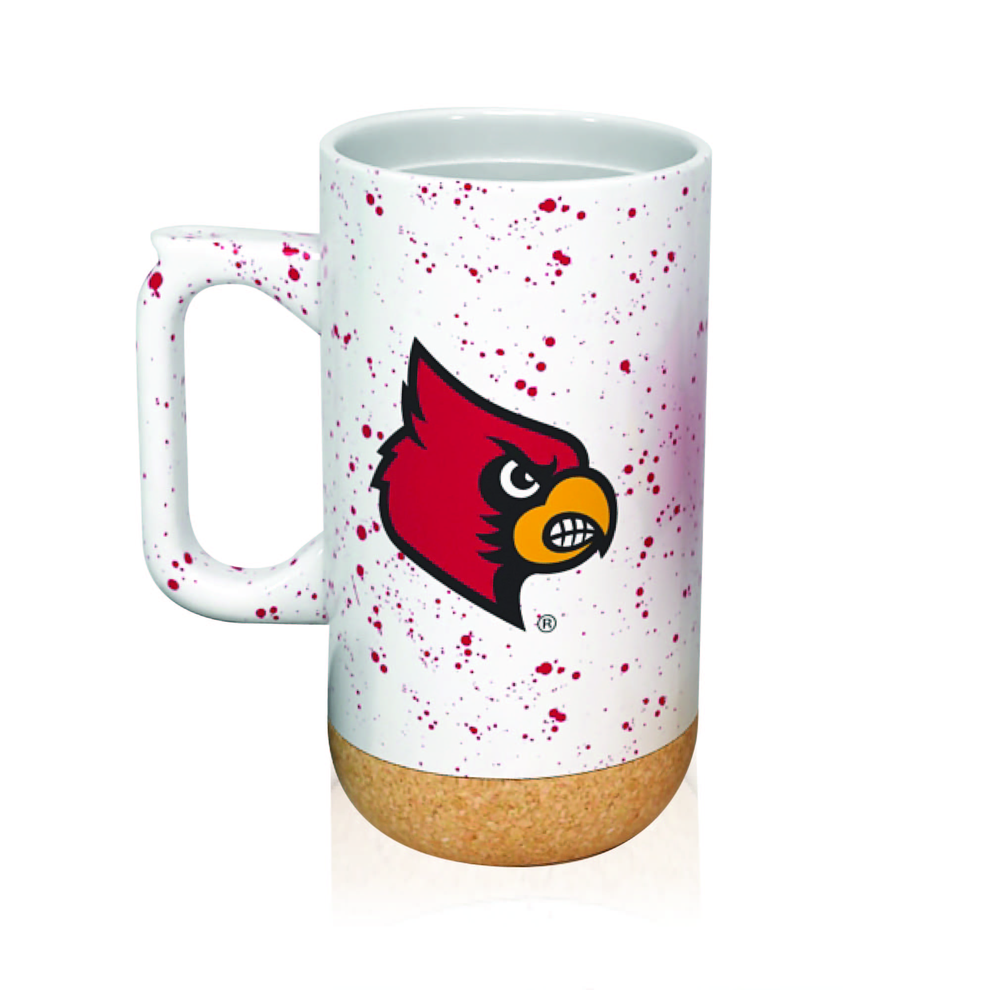 Louisville Cardinals 18oz. Speckle Cork Mug
