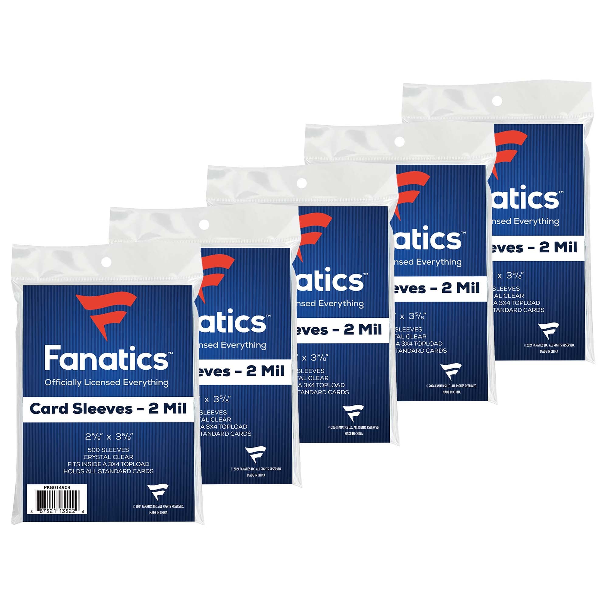 Fanatics Authentic Fanatics Soft Sleeve Bundle - 2500 Sleeves