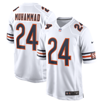 Men's Nike Malik Muhammad White Chicago Bears Game Jersey