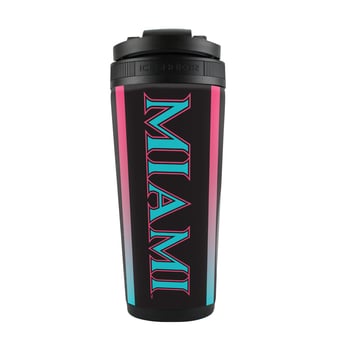 WinCraft Miami Marlins City Connect 26oz. 4D Ice Shaker Bottle