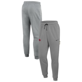 Men's Nike Heather Gray Arkansas Razorbacks Basketball Practice Dri-FIT Taper Sweatpants