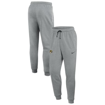 Men's Nike Heather Gray Missouri Tigers Basketball Practice Dri-FIT Taper Sweatpants