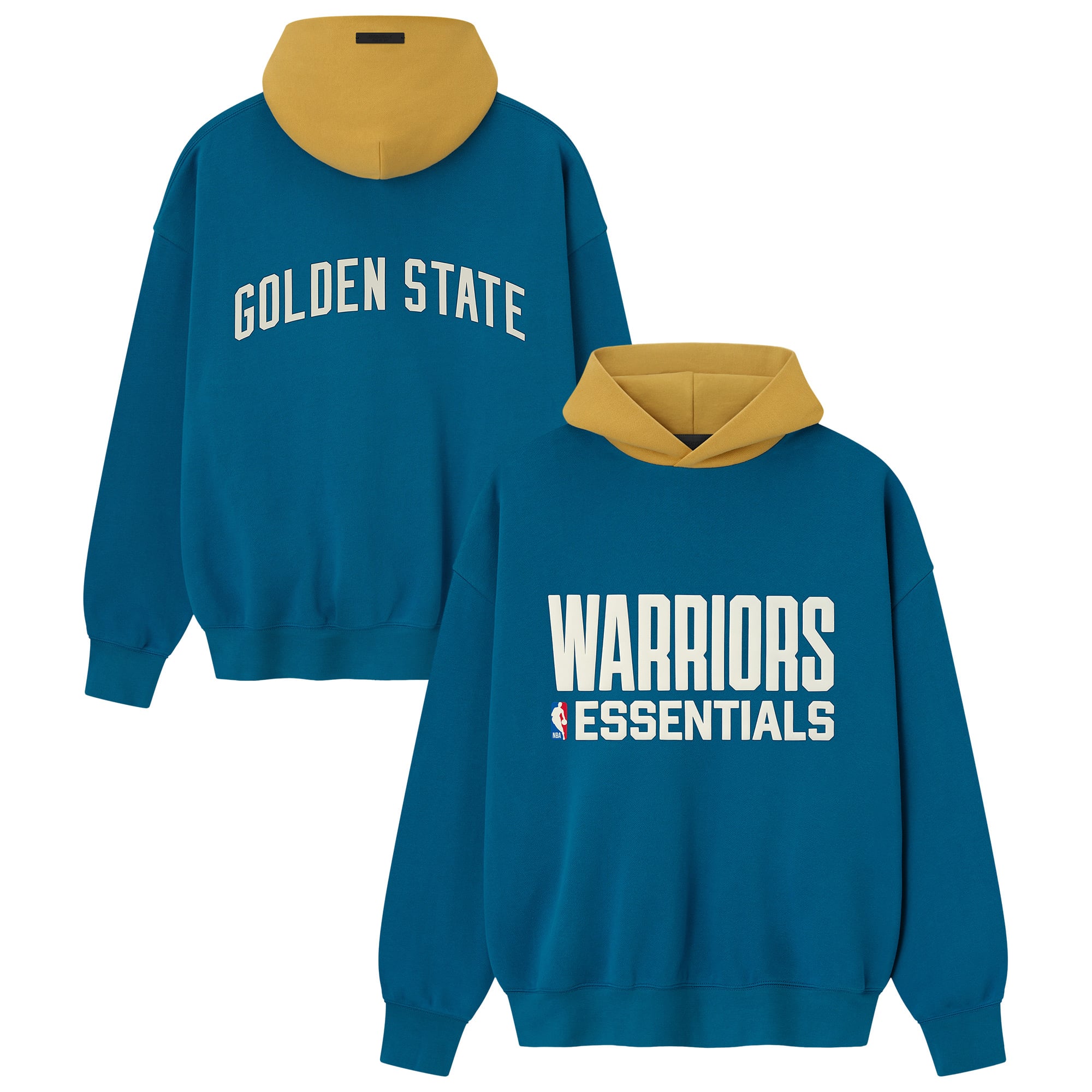 Sweat à capuche sport ajusté NBA x Fear Of God Essentials Golden State Warriors - Unisexe