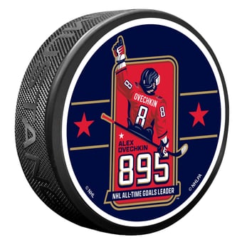 Alexander Ovechkin Washington Capitals NHL All-Time Leading Goal Scorer 895 Hockey Puck