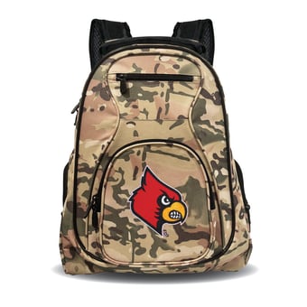 MOJO Louisville Cardinals 19" Camo Premium Laptop Backpack