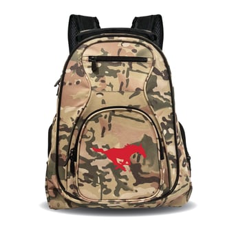 MOJO SMU Mustangs 19" Camo Premium Laptop Backpack