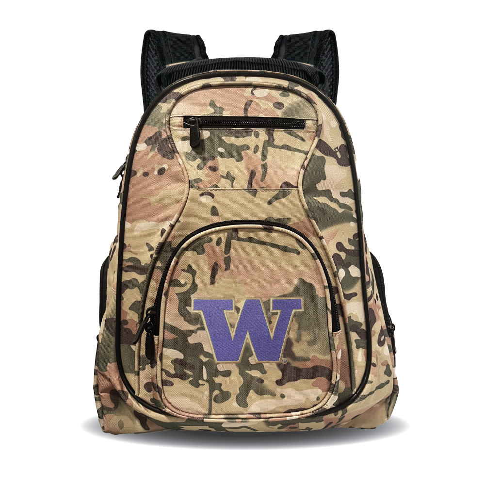MOJO Washington Huskies 19″ Camo Premium Laptop Backpack MOJO Washington Huskies 19″ Camo Premium Laptop Backpack