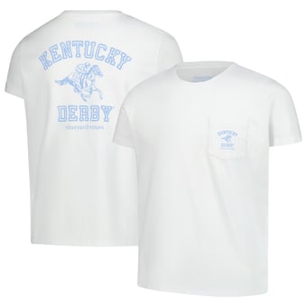 Girl's Youth Vineyard Vines  White Kentucky Derby Distressed T-Shirt