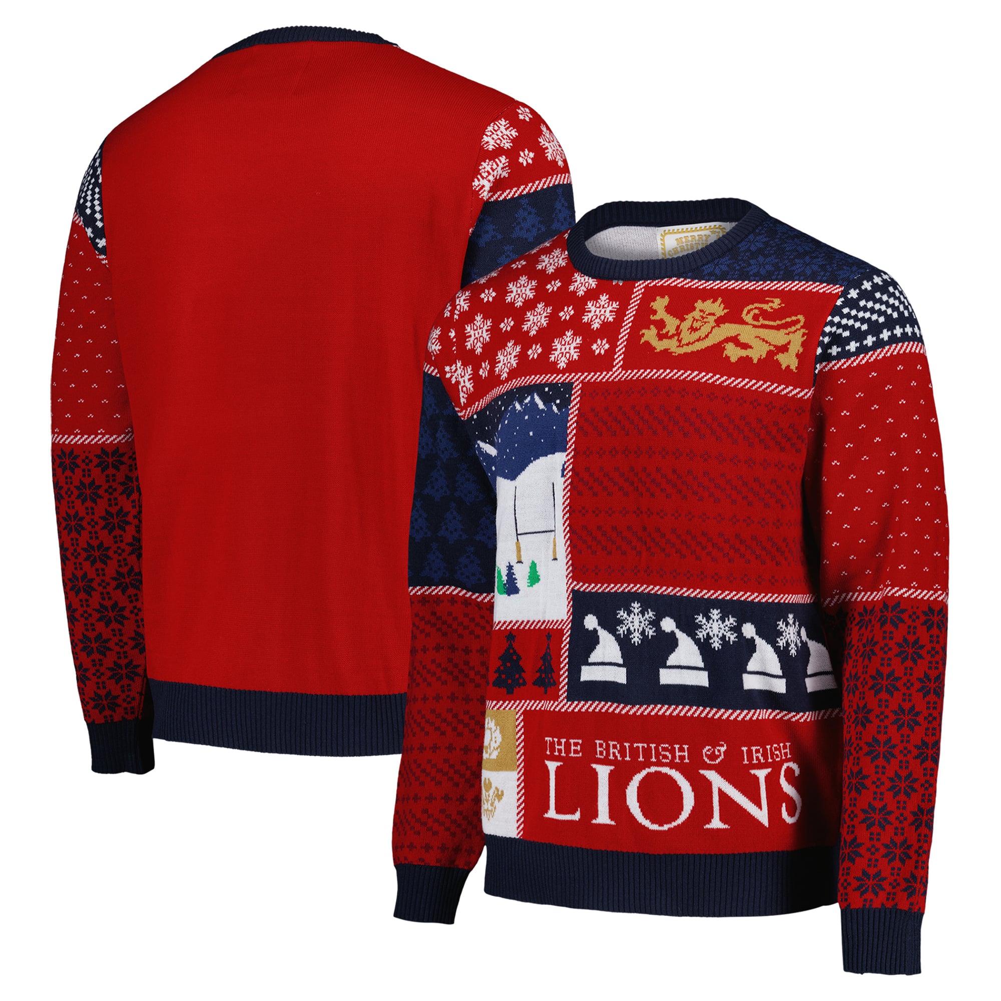 Maglione natalizio patchwork British & Irish Lions