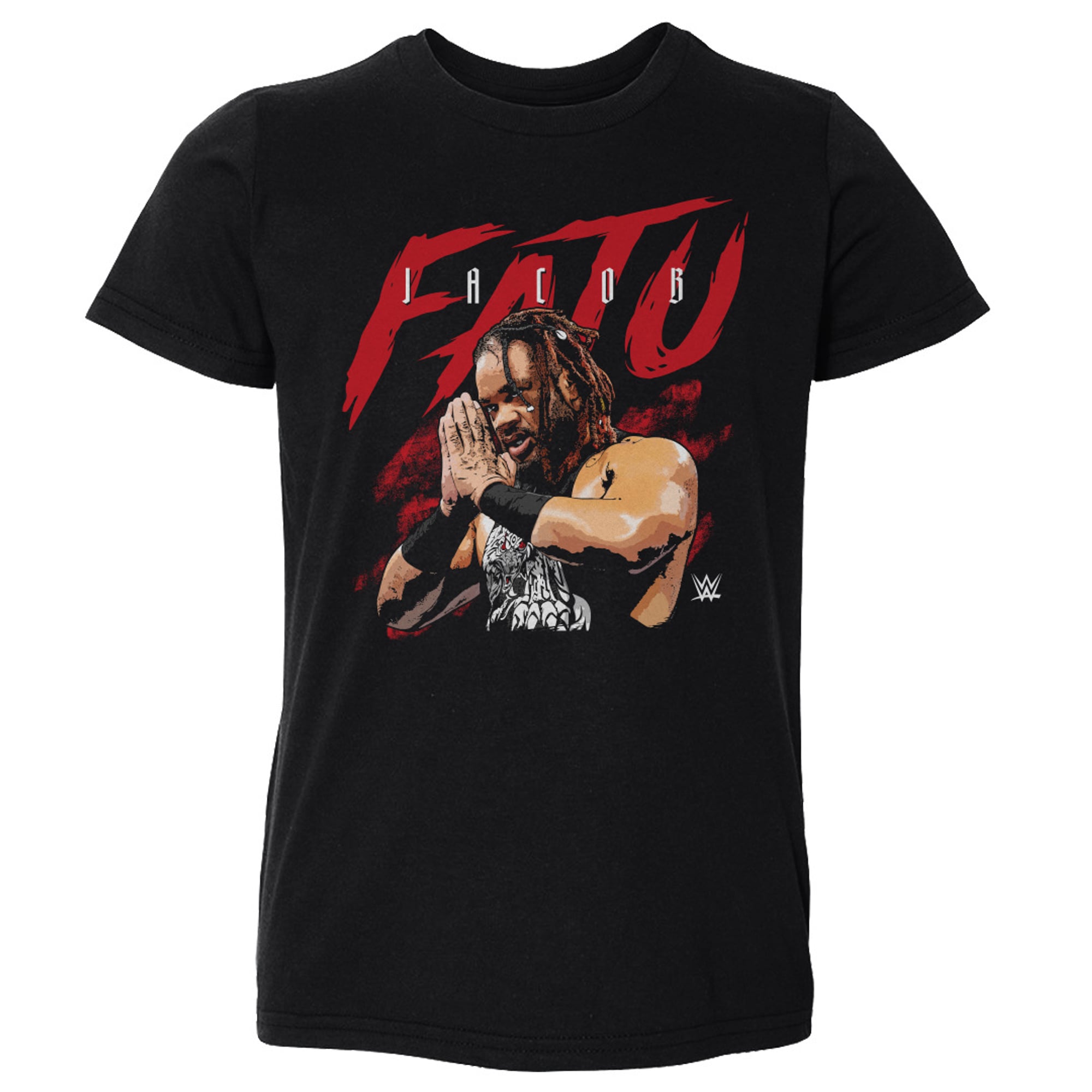 Toddler 500 Level Black Jacob Fatu Name Grunge T-Shirt