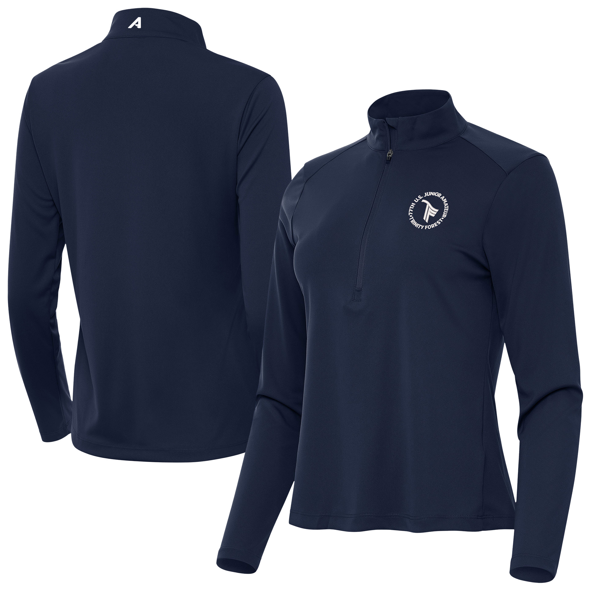 Women’s 2025 U.S. Junior Amateur Antigua Navy Tribute Quarter-Zip Pullover