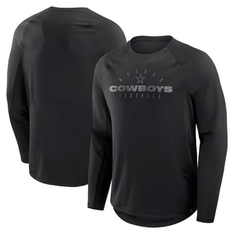 Men's Fanatics Black Dallas Cowboys Big & Tall Coverage Scheme Long Sleeve T-Shirt