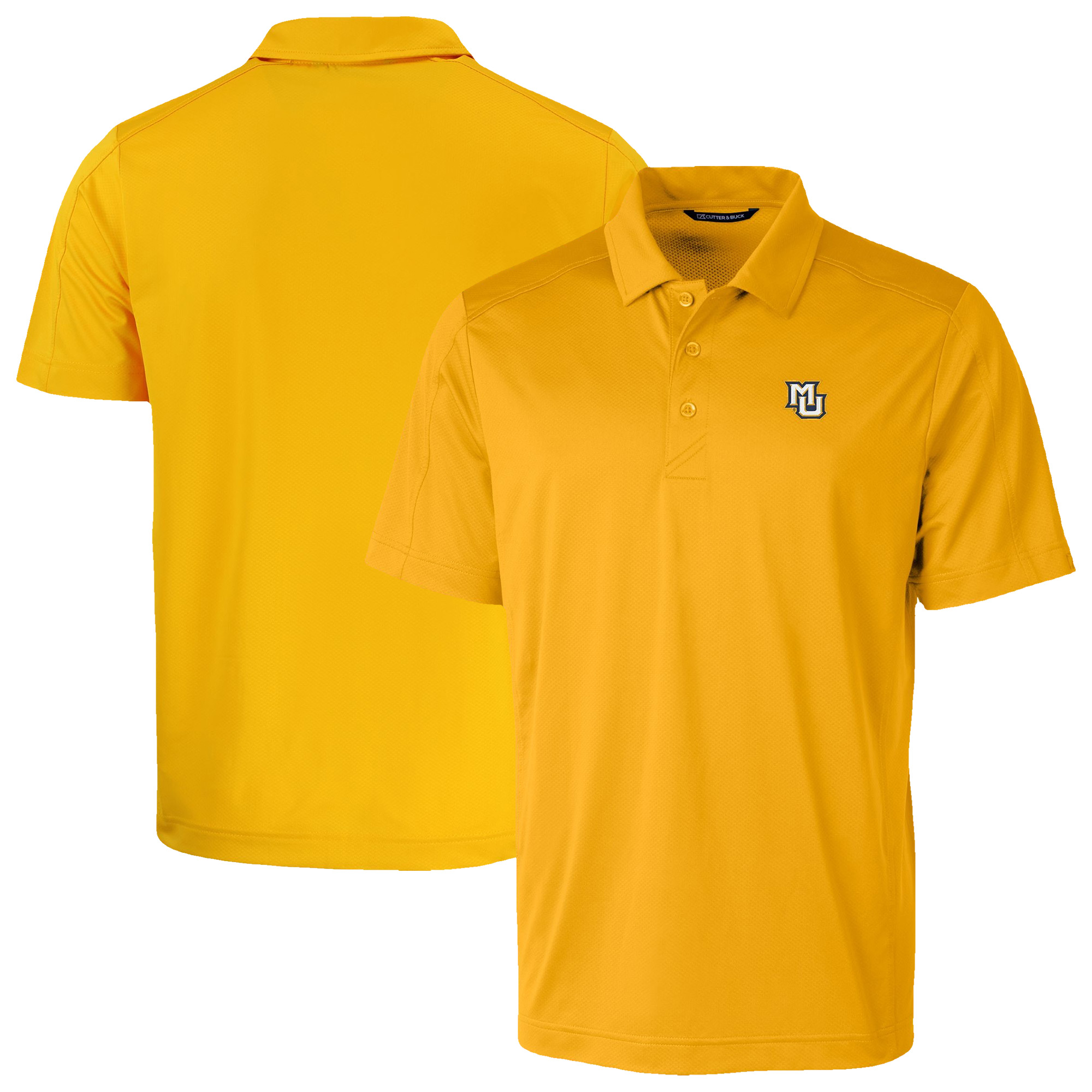 Men’s Cutter & Buck Gold Marquette Golden Eagles Prospect Eco Textured Stretch Recycled Polo Men’s Cutter & Buck Gold Marquette Golden Eagles Prospect Eco Textured Stretch Recycled Polo