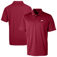 Men's Cutter & Buck Maroon Eastern Kentucky Colonels Prospect Eco Textured Stretch Recycled Polo