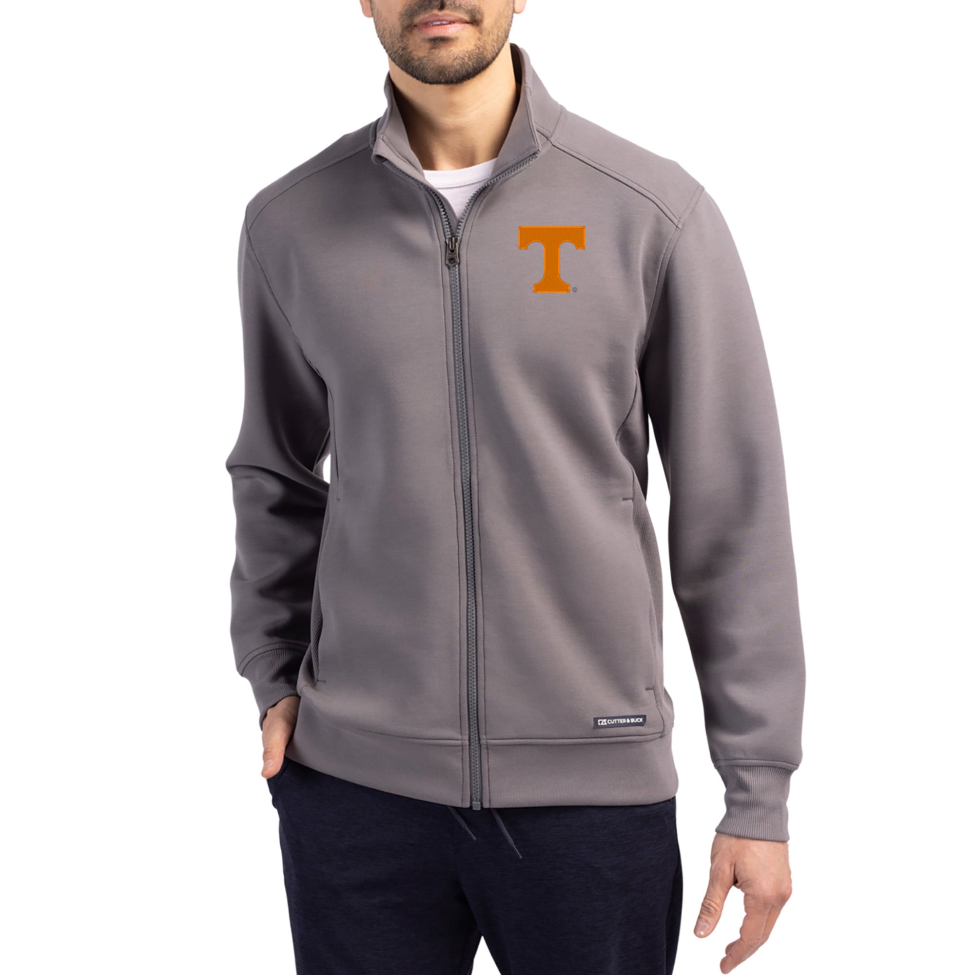 Men's Cutter & Buck Tennessee Volunteers Roam Eco Recycled Full-Zip Jacket