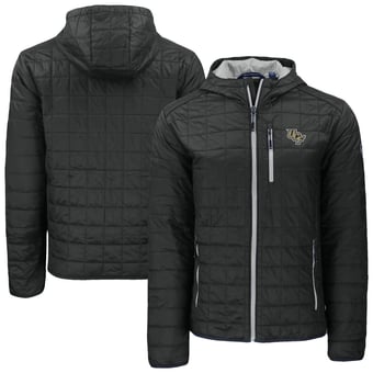 Men's Cutter & Buck UCF Knights Rainier Eco PrimaLoft Hooded Full-Zip Jacket