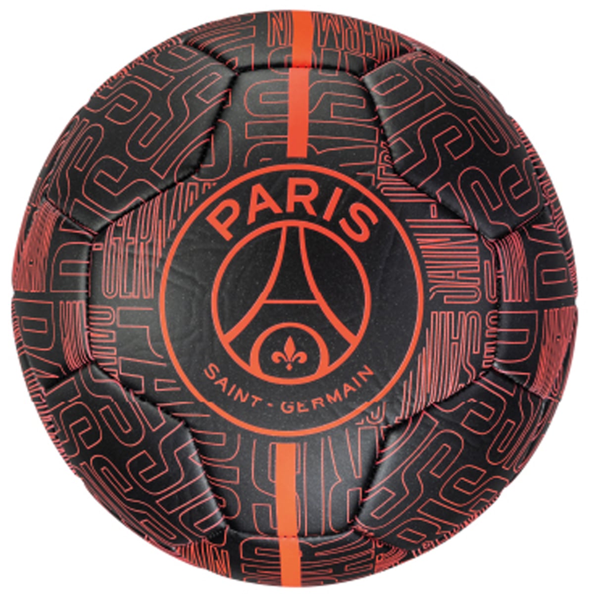 Ballon de football Paris Saint-Germain métallisé - Rouge - Taille 1