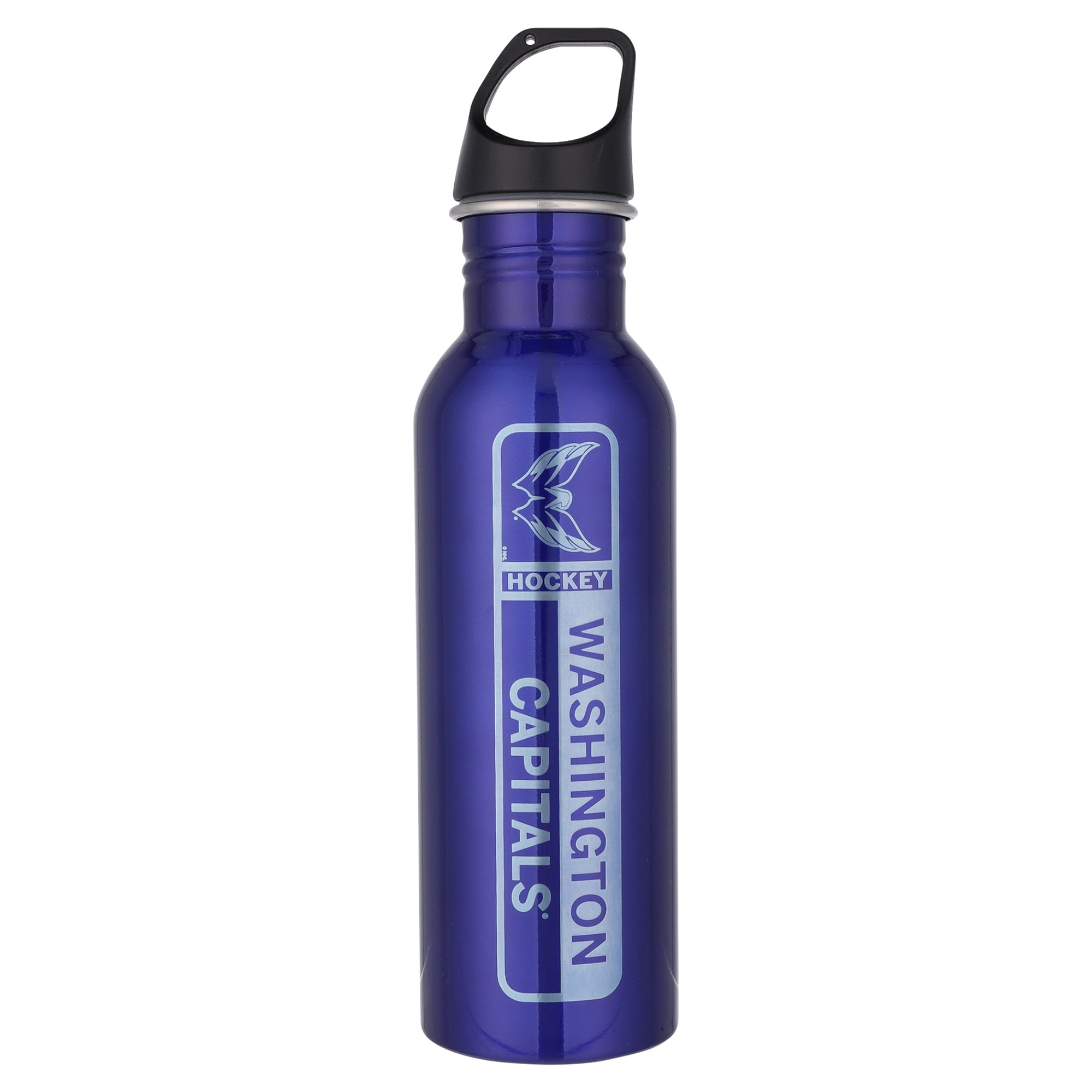 Washington Capitals 26oz. Lasered Blue Stainless Steel Water Bottle