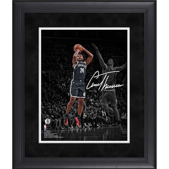 Cam Thomas Brooklyn Nets Facsimile Signature Framed 11" x 14" Spotlight Photograph
