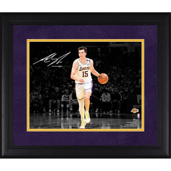 Austin Reaves Los Angeles Lakers Facsimile Signature Framed 11" x 14" Spotlight Photograph