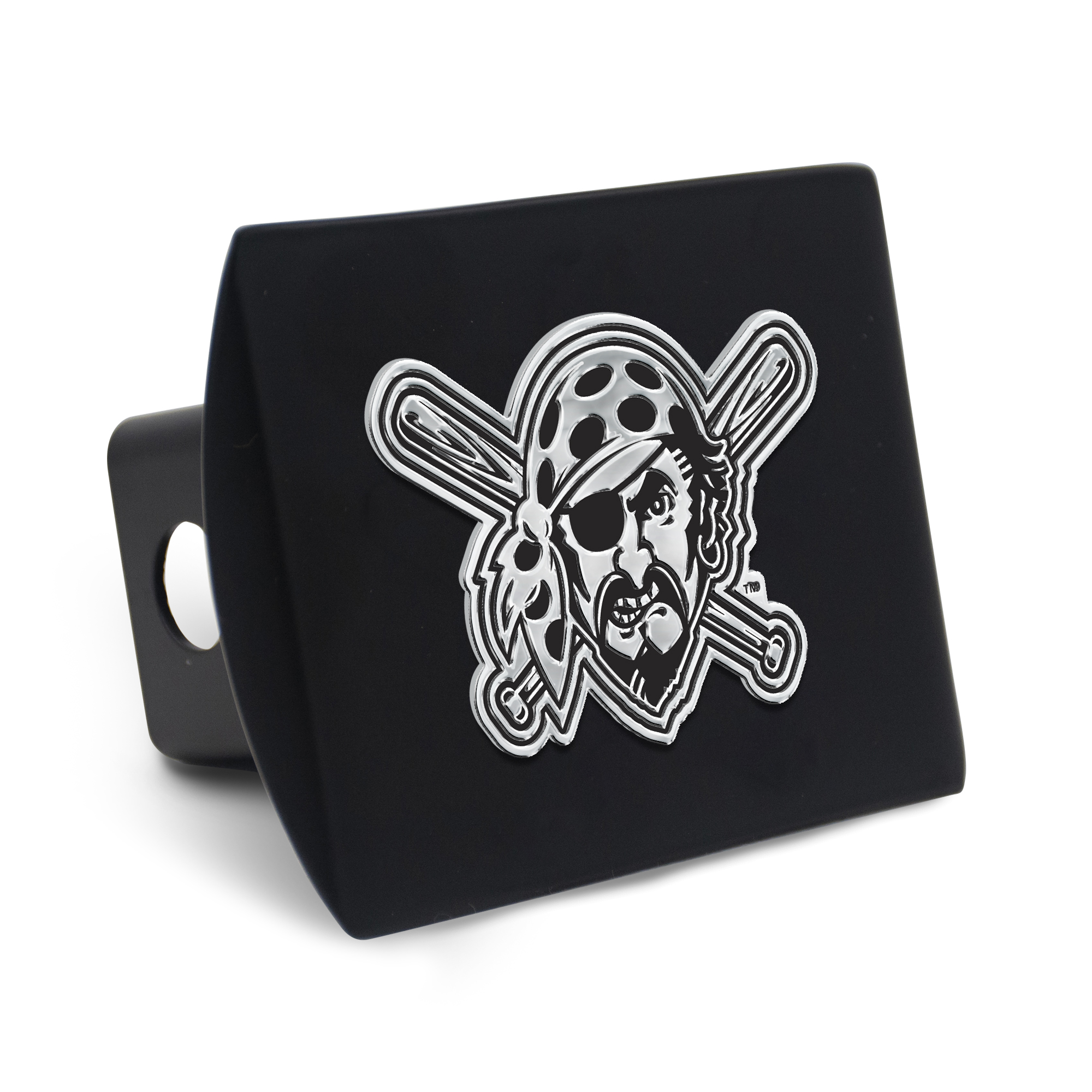WinCraft Pittsburgh Pirates Premium Metal Chrome Logo Hitch Cover WinCraft Pittsburgh Pirates Premium Metal Chrome Logo Hitch Cover
