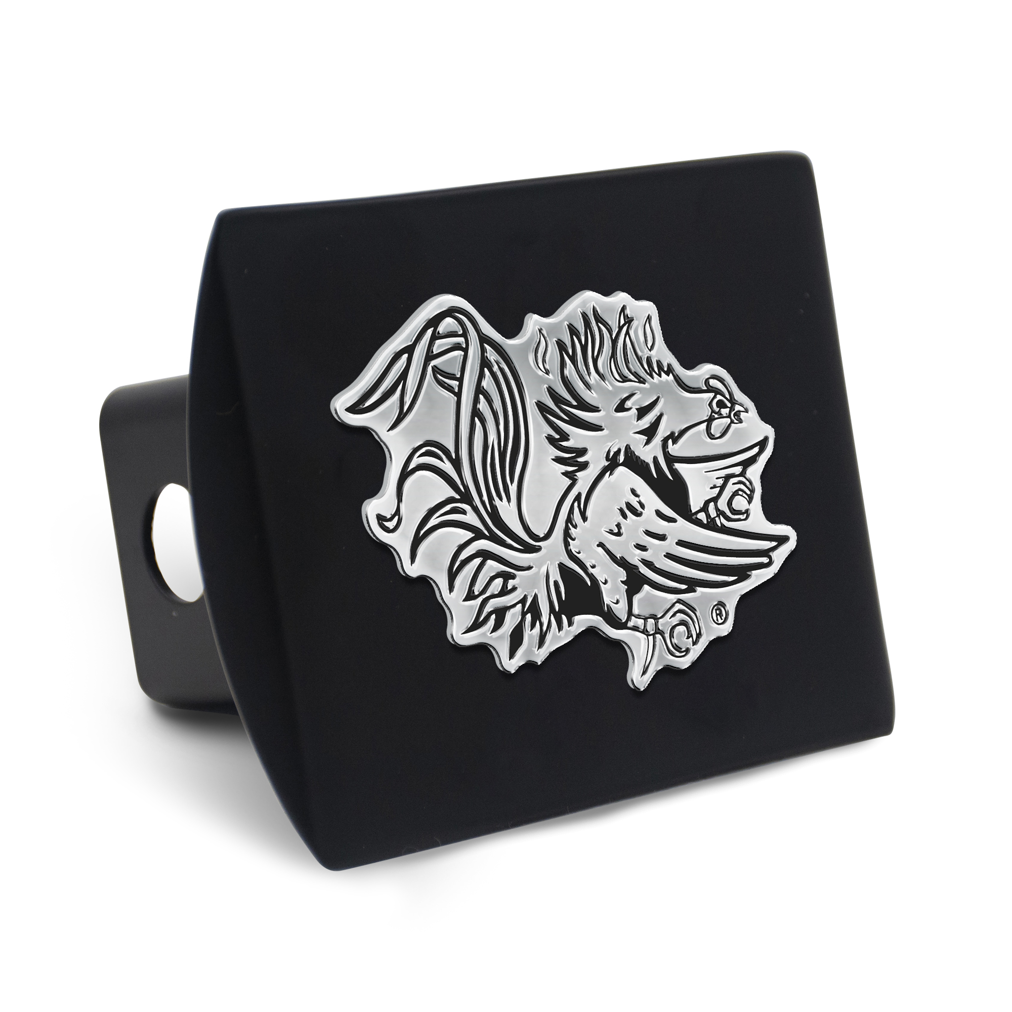 WinCraft South Carolina Gamecocks Premium Metal Chrome Logo Hitch Cover
