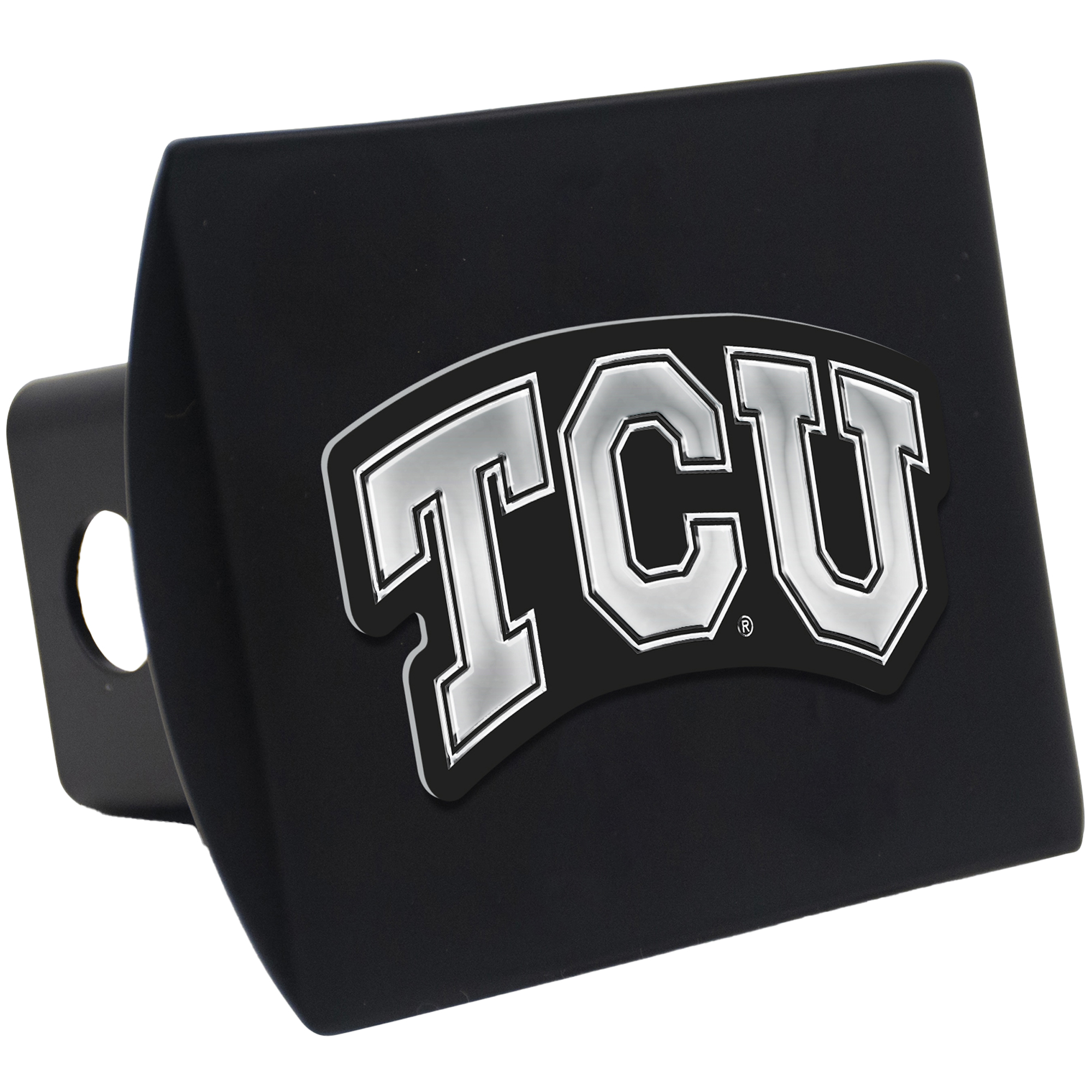 WinCraft TCU Horned Frogs Premium Metal Chrome Logo Hitch Cover