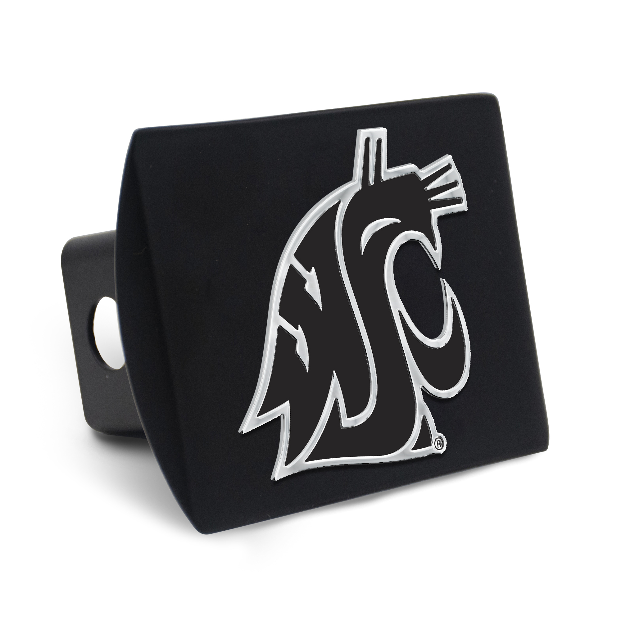 WinCraft Washington State Cougars Premium Metal Chrome Logo Hitch Cover