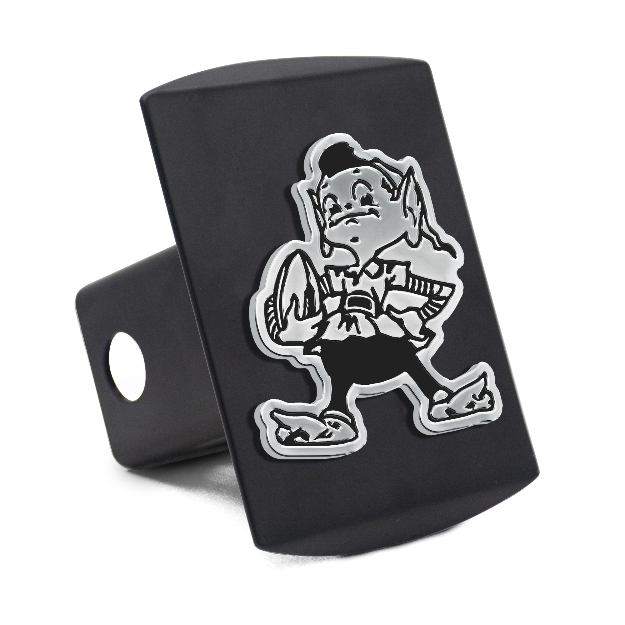 WinCraft Cleveland Browns Premium Metal Chrome Logo Hitch Cover