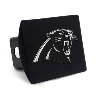 WinCraft Carolina Panthers Premium Metal Chrome Logo Hitch Cover