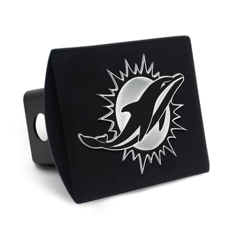 WinCraft Miami Dolphins Premium Metal Chrome Logo Hitch Cover