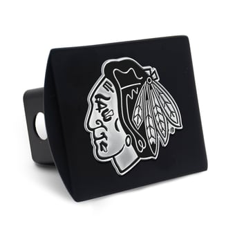 WinCraft Chicago Blackhawks Premium Metal Chrome Logo Hitch Cover