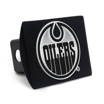 WinCraft Edmonton Oilers Premium Metal Chrome Logo Hitch Cover