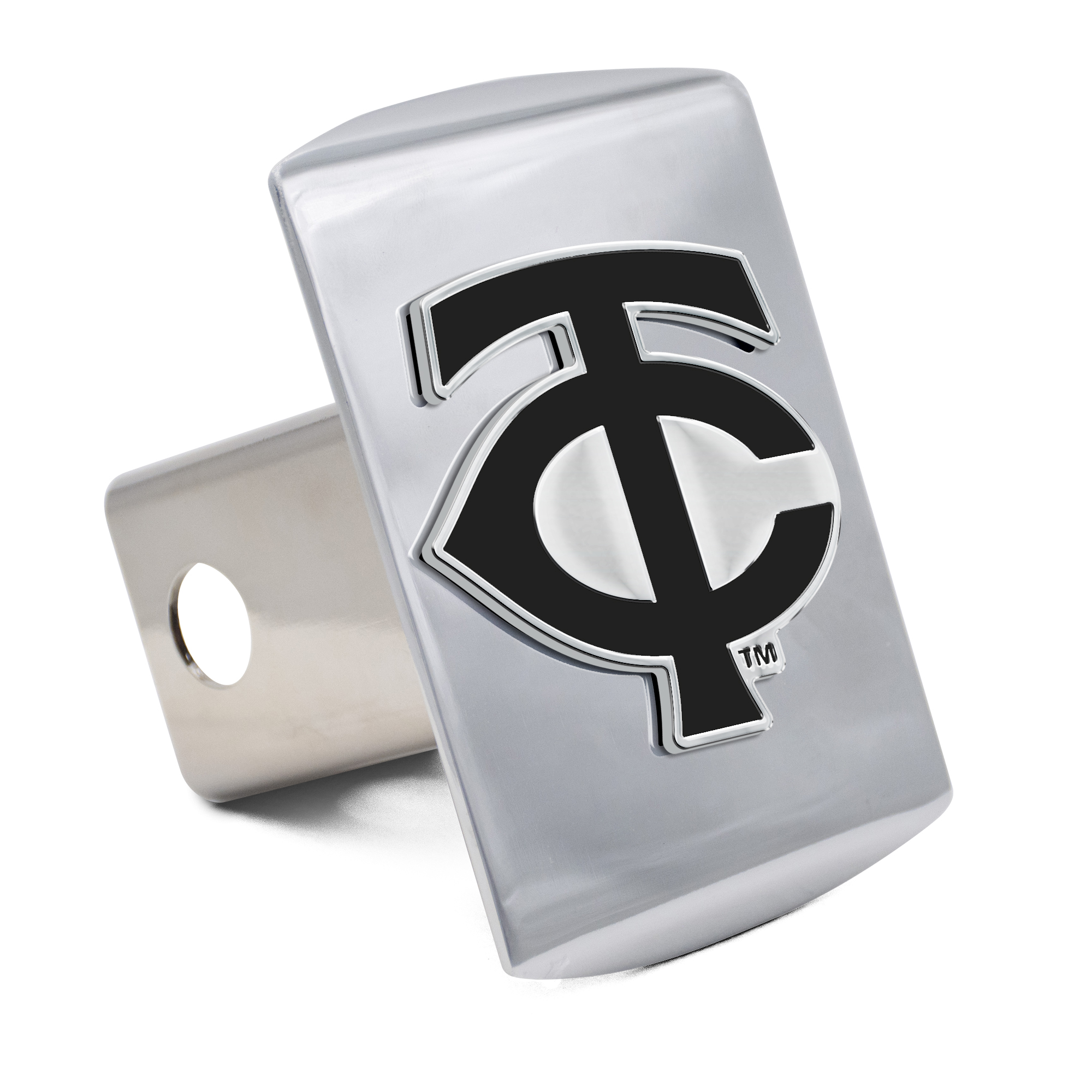WinCraft Minnesota Twins Premium Metal Chrome Universal Hitch Cover