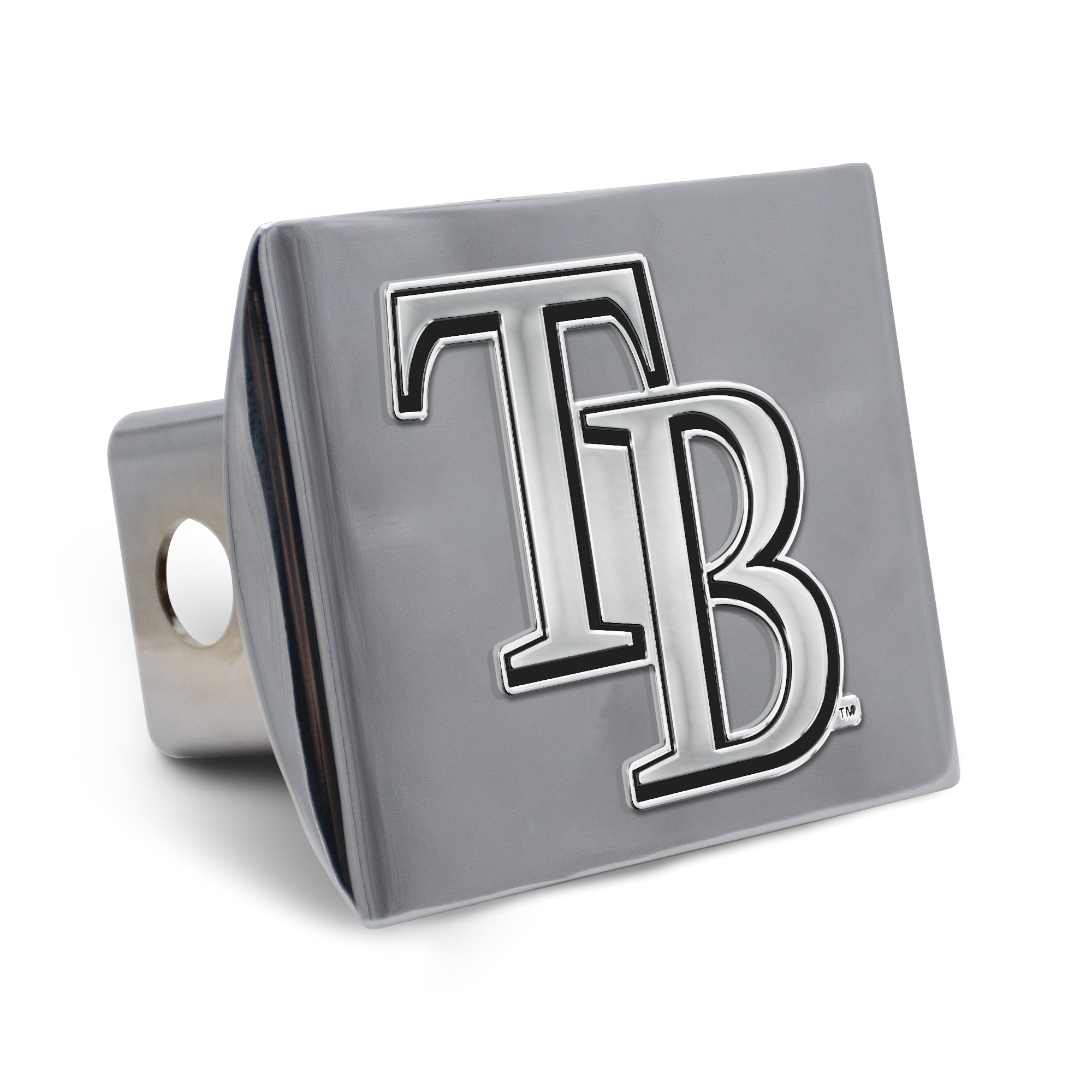 WinCraft Tampa Bay Rays Premium Metal Chrome Hitch Cover
